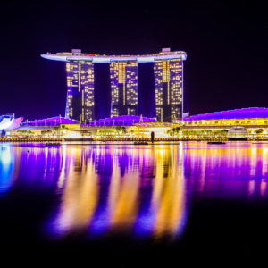 Fine Art Limited Edition © by romano conte photography - MBS Hotel Singapore by night