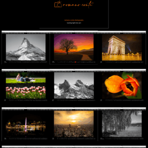 Fine Art Limited Edition © by romano conte photography - Calendar 2026