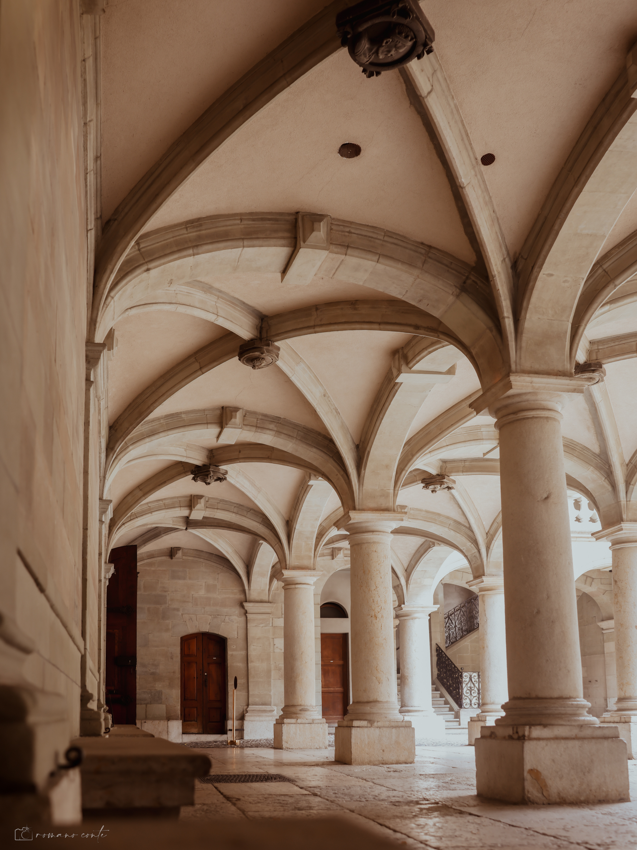 Fine Art Limited Edition © by romano conte photography - Arches of Ancient Geneva
