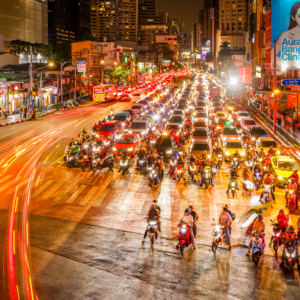 Fine Art Limited Edition © by romano conte photography - Bangkok Traffic Pulse