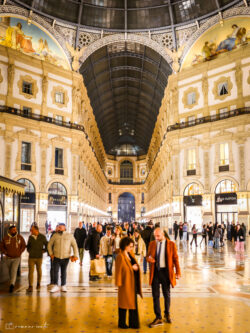 A Walk in the Galleria Vittorio Emanuele II - Fine Art Limited Edition © by romano conte photography