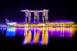 Fine Art Limited Edition © by romano conte photography - MBS Hotel Singapore by night