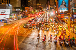 Fine Art Limited Edition © by romano conte photography - Bangkok Traffic Pulse